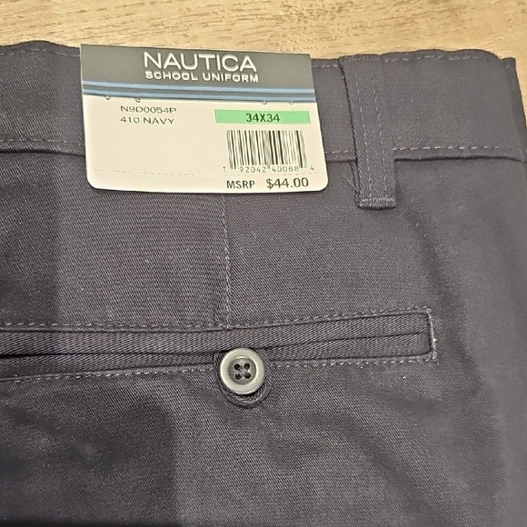 Nautica Men's Dark Blue Dress Pants - Picture 2 of 9